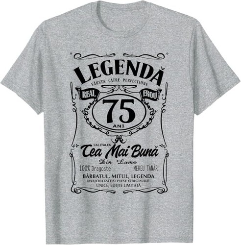 Rumänien Tshirt 75 Geburtstag Tricou Aniversar Romanesc Cadou Pentru 75 De Ani RO - Bild 10 von 23