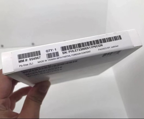 1.6TB SSD INTEL U2 2.5" P4600 SSDPE2KE016T701 Solid State Drive 1.6T U.2 New - Picture 3 of 4