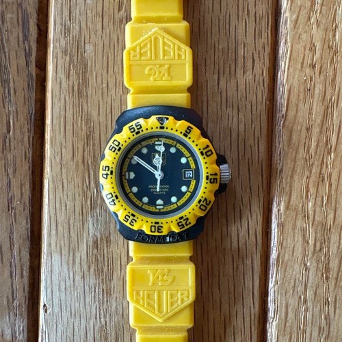TAG Heuer formula 1 380.508 Yellow Black Quartz Unisex Watch From Junk