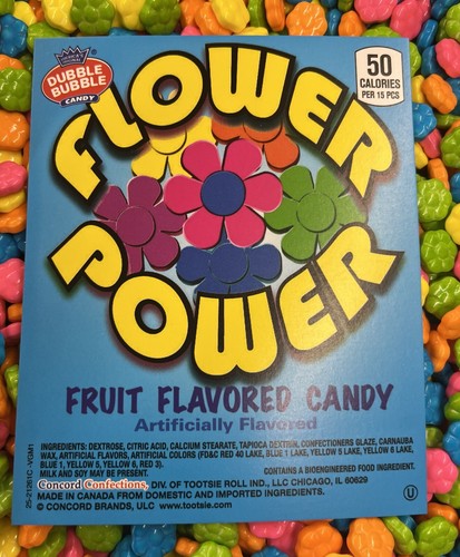 Flower Power Obst aromatisiert Süßigkeiten Süßigkeiten 5 Pfund kostenloser Versand - Bild 2 von 2