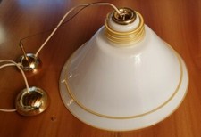 Grande Lampadario Luce a Cono Pendente in Vetro di Murano Vintage Anni '60 '70