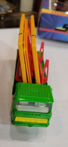 MATCHBOX SUPER KINGS K-13 DAF BUILDING TRANSPORTER CASA modelo de camión vintage - Imagen 11 de 11
