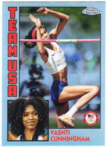 2024 Topps Chrome U.S. Olympic and Paralympic Hopefuls Pick Your Card Base - Picture 125 of 129
