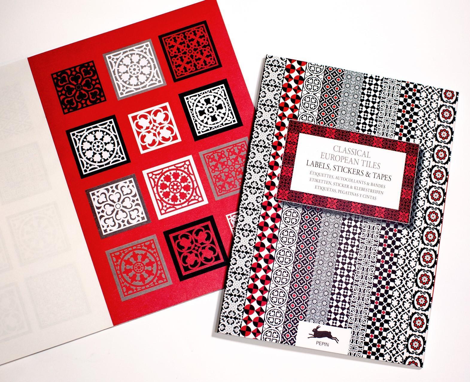 Thumbnail - Classical European Tiles | Stickr & Label Book | Pepin Van Roojen |