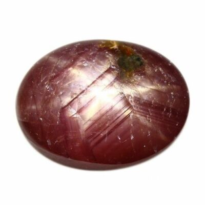 11.28 Ct ULTRA RAREST OVAL 100% NATURAL 6 RAYS RED PINK UNHEATED INDIA STAR RUBY
