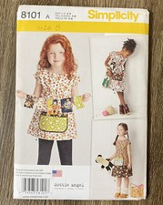 Childs Dress and Tunic Sizes 3-8 Simplicity 8101 Sewing Pattern