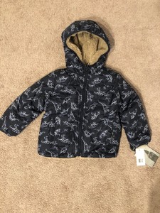 LONDON FOG Baby Boys Reversible Fleece to Poly Jacket
