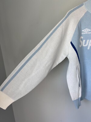 ウェア Supreme x Umbro Zip Up Sweater LightBlue Umbro Zip Up Sweater 
