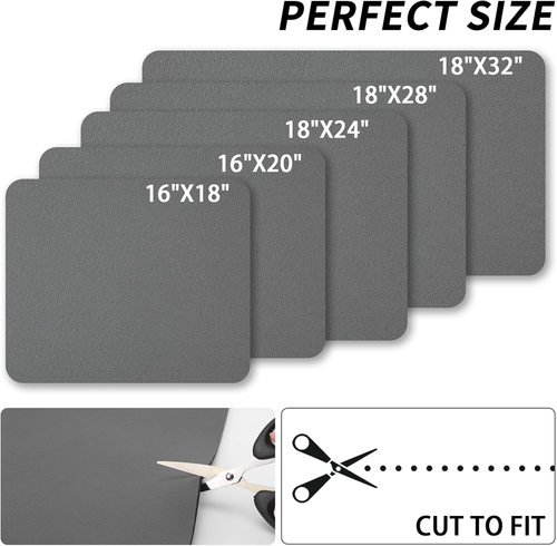 Dish Drying Mat for Kitchen Counter, Heat Resistant Drainer Mats with Non-Slip R - Picture 6 of 12