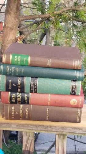 LOT OF 5 VINTAGE MEDICAL BOOKS PHARMACOLOGY METABOLISM PATHOLOGY NERVOUS SYSTEM - Picture 7 of 16