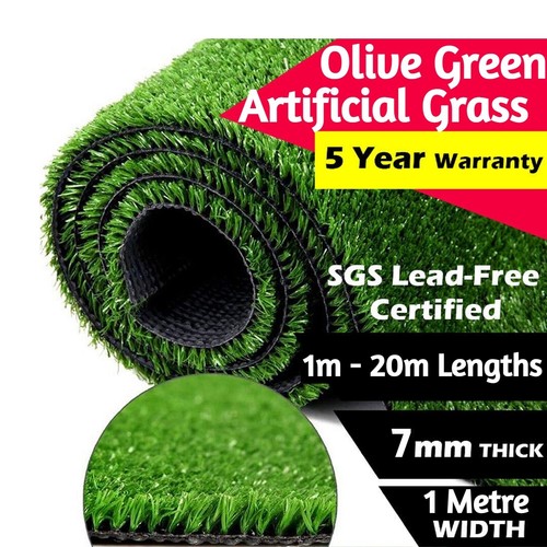 Cheap Artificial Grass 7mm Lawn Astro Any Size Fake Grass 1m