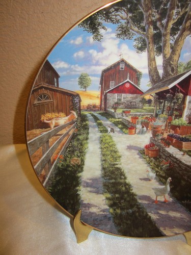 Country Welcome Collector Plate Second Issue in Escape to Country Dave Henderson - Picture 4 of 14