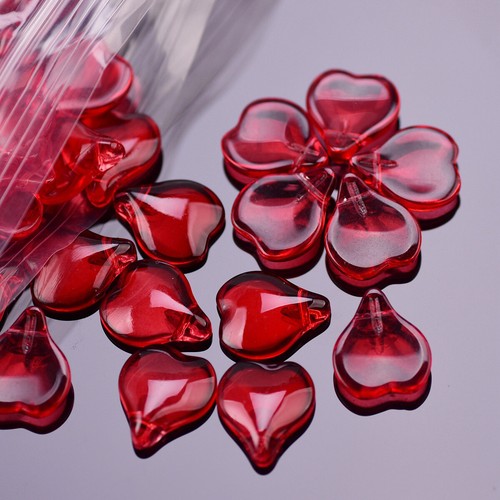 10 piezas 15x12 mm Lámpara Hoja de Cristal Cristal Vidrio Colgantes Sueltos Cuentas Hágalo usted mismo Joyería - Imagen 35 de 41