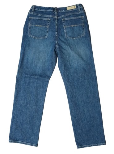 Indigo Palms Jeans by Tommy Bahama Womens Size 14 R Blue Denim Straight High - Picture 2 of 12