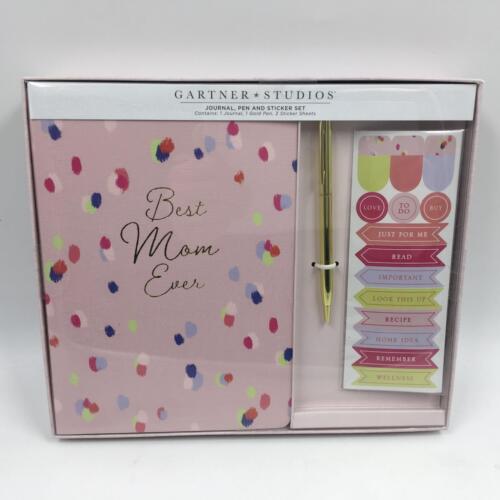 Gartner Studios Journal, Pen, & Sticker Box Set - Best Mom Ever - Birthday Gift - Picture 1 of 3