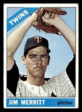 1966 Topps JIM MERRITT #97 GD Minnesota Twins RC