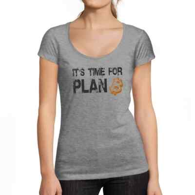 Women's Graphic T-Shirt It's Time For Plan B Bitcoin Btc Hodl Crypto
