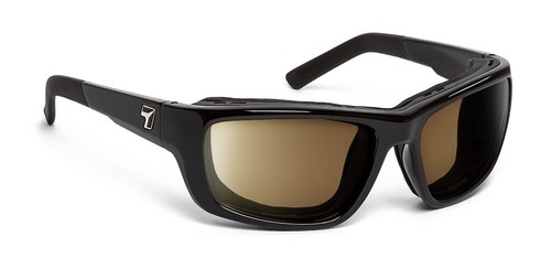 7eye by Panoptx Ventus Glossy Black Airshield with multiple lens options - Picture 7 of 48