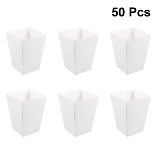 50PCS Snack Cups French Fry Cups Snack Containers Popcorn Paper Box - Picture 11 of 11