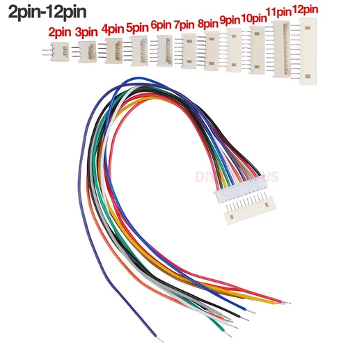 MX1.25mm 2P/3P/4P/5P/6P/10P-12P Single-Ended Electronic Connection Terminal Wire