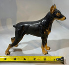 Lefton China Dog Figurine Doberman Pinscher Vintage w/original sticker 80521