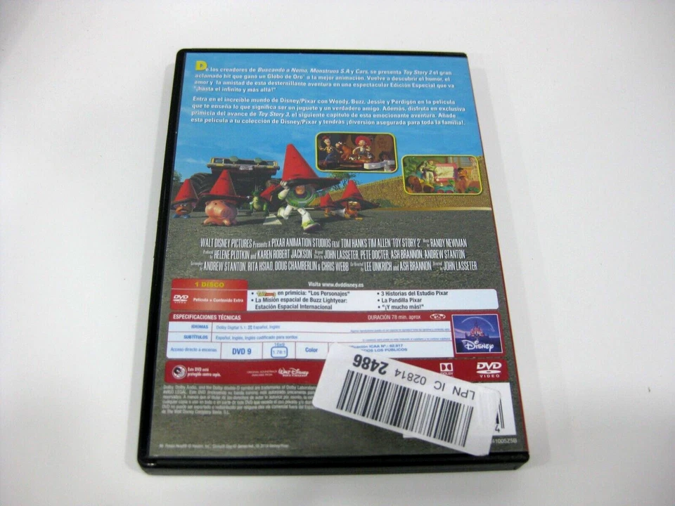Toy Story 2 DVD Disney-Pixar Animation - Image 2 of 2