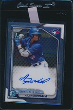 ARJUN NIMMALA AUTO 1st 2024 Bowman Chrome Prospects Autograph BLUE JAYS RC