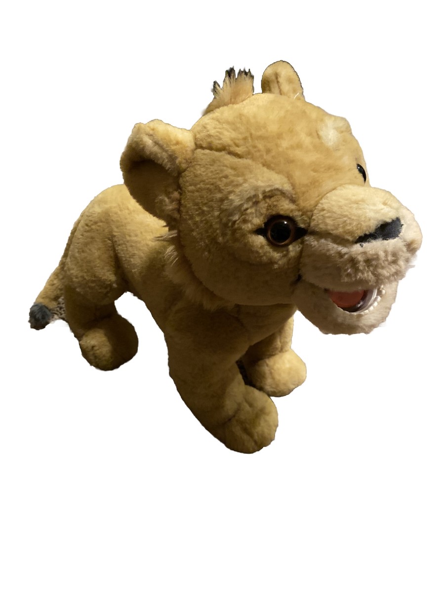 Disney The Lion King Talk Roar Simba Animated Plush Toy Animal