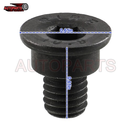 4pcs Disc Brake Rotor Set Screw 34211161806 For BMW X1 X2 X3 X4 X5 X6 Z3 Z4 Z8 - Picture 3 of 9