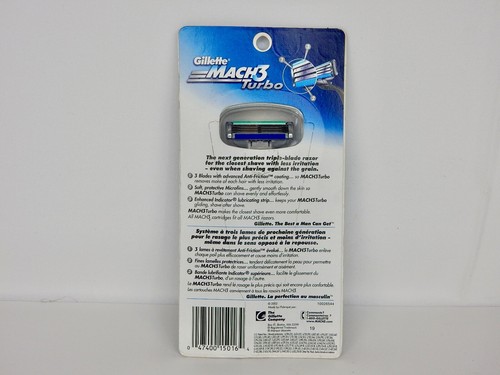 GILLETTE MACH 3 G FORCE RAZOR HANDLE & CARTRIDGE *RARE* - Picture 2 of 2