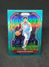 2020-21 Christian Wood Teal Panini Chronicles Prizm Update Card#501 SSP Rockets