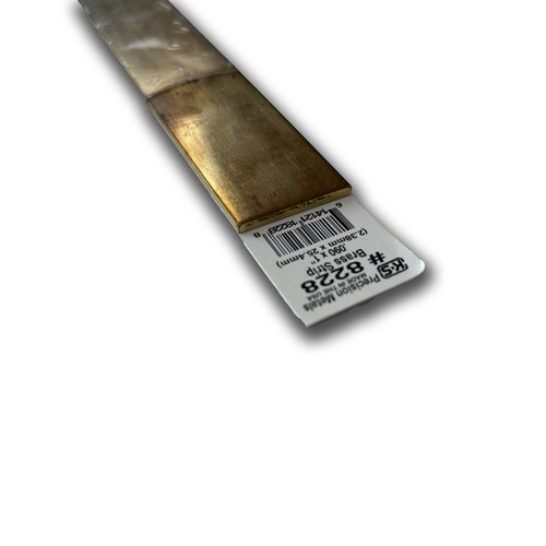 Tira de latón K&S Metals 8228: 0,093 grueso x 1 ancho x 12 largo (1 pieza) - Imagen 1 de 2
