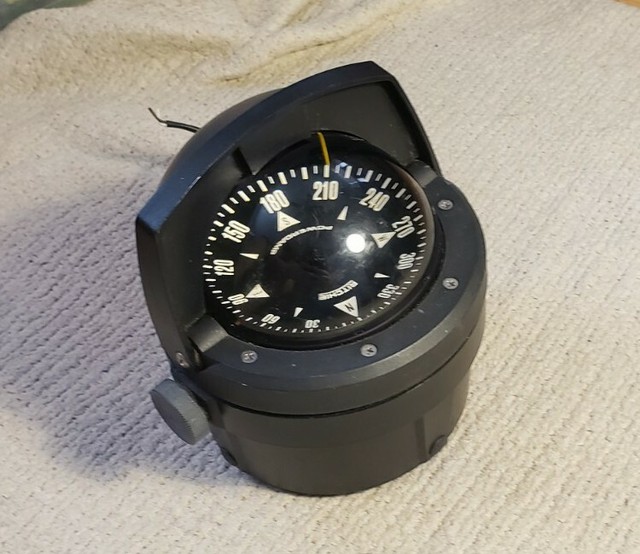 Ritchie PowerDamp Boat Compass HB 70 Works.no Bracket for sale online