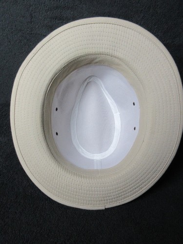 Sombrero de sol ligero beige beige para hombre con borde y orificios de ventilación *60 cm, talla L - XL - Imagen 7 de 7