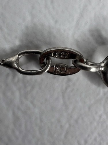 Vintage Baguette Cz Cross 925 Sterling Silver Necklace 20” - Picture 6 of 6