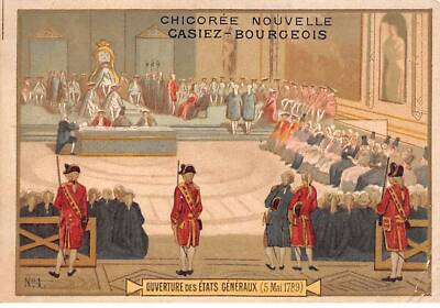 Chromos AM22876 Chicory Nouvelle Casiez-Bourgeois Ouverture Des États Générales