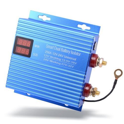 12V 24V 250A Dual Battery Smart Isolator VSR Sensitive Relay for ATV UTV Boat RV - Bild 6 von 6