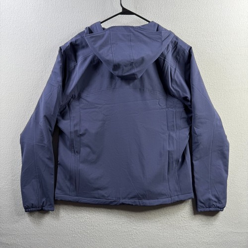 Peter Millar Jacket Mens Large Navy Blue Approach Insulated Half Snap Hoodie - Picture 13 of 20