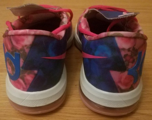 Nike KD Durant 6 VI Aunt Pearl Größe 5 618216-600 Rosa Blumen Schuhe Sneaker - Bild 6 von 10