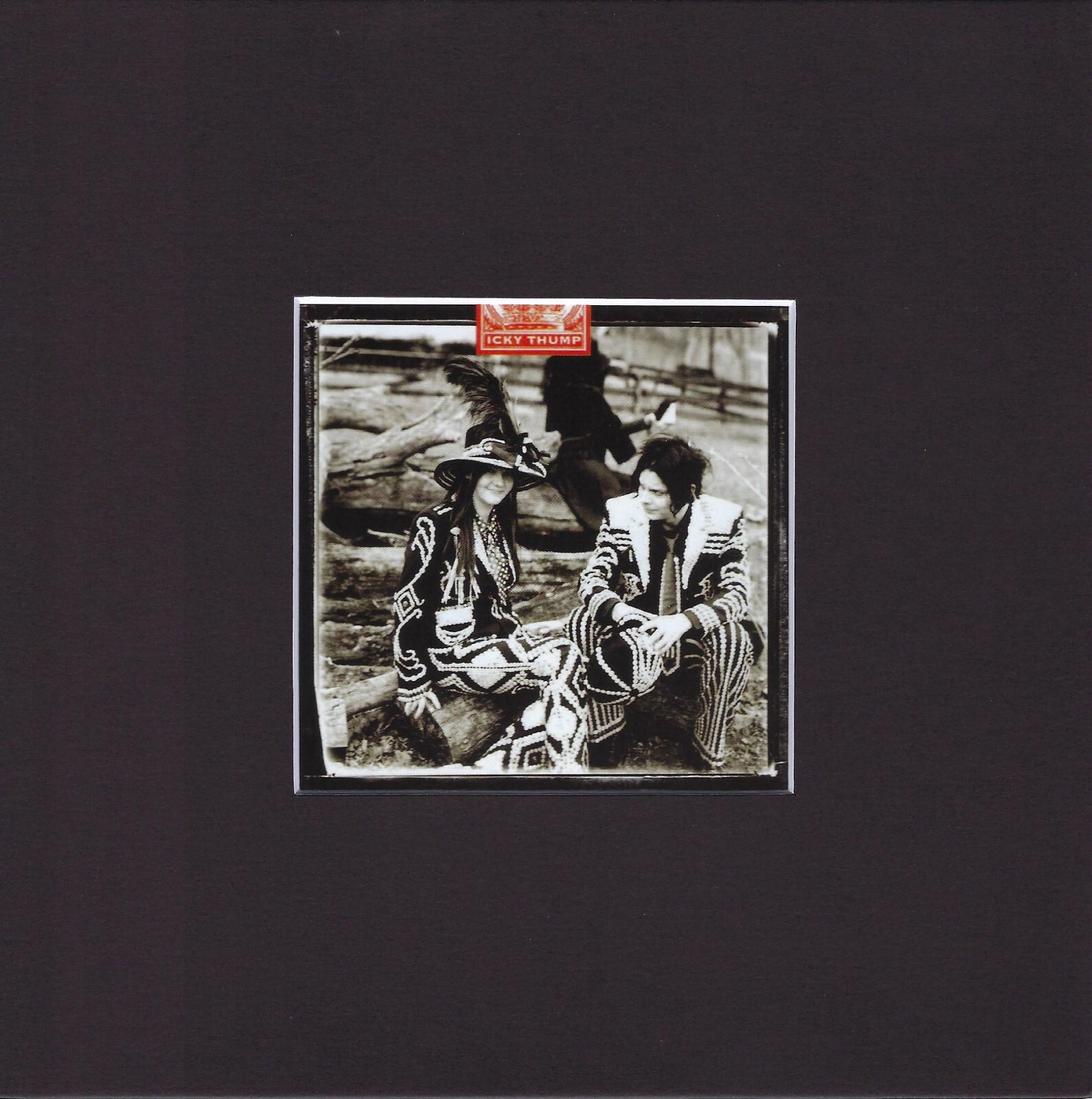 8X8 Matted Print Album Cover Art Picture The White Stripes Icky 8x8-matted-print-album-cover-art-picture-the-white-stripes-icky