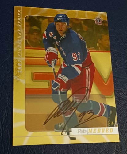 ITG AUTOs P. NEDVED 2000-01  SIGNATURE GOLD #37/T. KIDD '98-99 BE A PLAYER GOLD - Picture 10 of 12