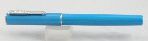 Penna stilografica Conklin Coronet turchese e cromata - pennino medio - NUOVA in scatola - Foto 3 di 4