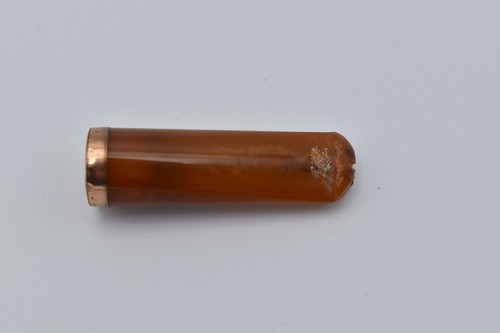 Antique Edwardian 9ct Rose Gold Amber Cheroot - Picture 3 of 5