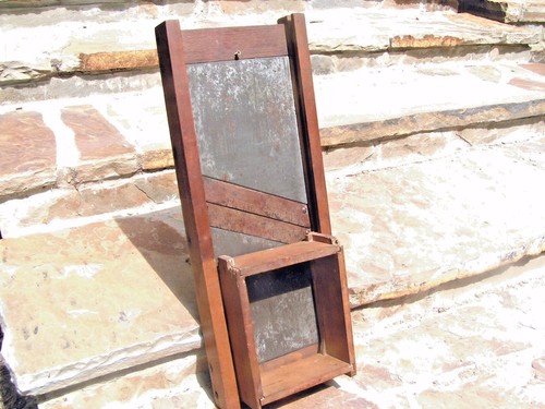 Alter primitiver Holz-Slawschneider - Bild 1 von 12