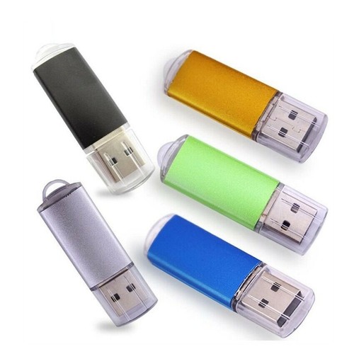 5,10,50pcs/wholesale Metal USB Flash Drives Memory Stick Storage Pen Key U Disk - Photo 2/8