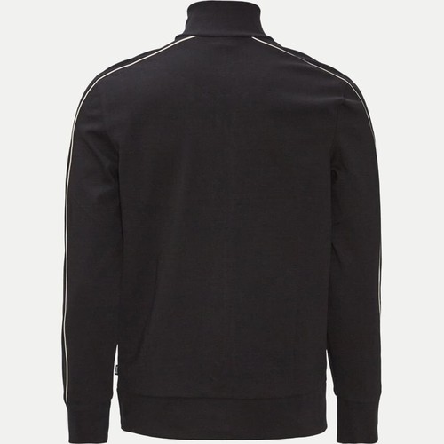 Track Mens BOSS Jacket Black Full Zip With Logo - Sommers 39 Size M - Picture 6 of 6