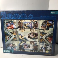 Buffalo Games 2000 Piece Sistine Chapel Puzzle - NEW SEALED 