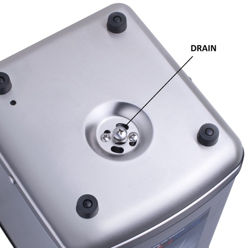 Ready Hot 1300W Hot Water Dispenser, Manual Dial, Brushed Nickel 2 Handle Faucet - Picture 6 of 8