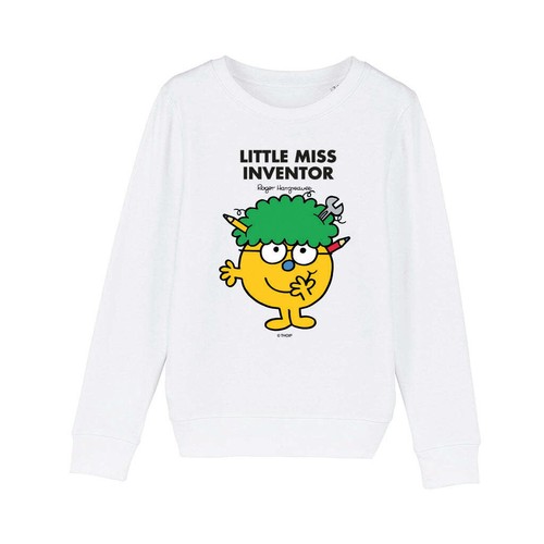 Mr Men Sweatshirt Little Miss Inventor Long Sleeve Kids Unisex Jumper Pullover - Picture 4 of 16