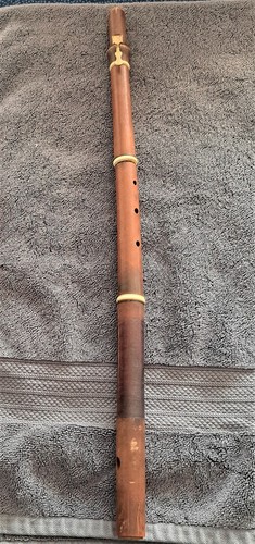 Antique One Key Flute, F. Riley New York Boxwood Mid 1800s | eBay